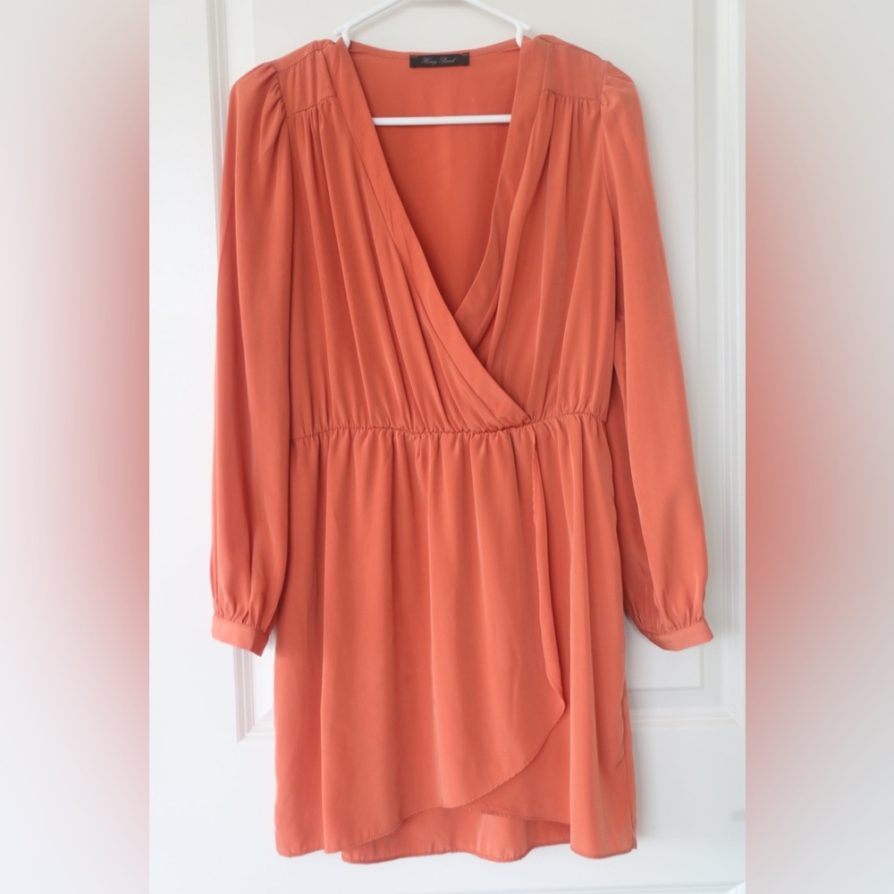 Honey Punch orange dress